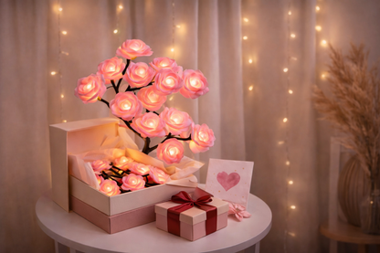 Drzewko Róż LED – romantyczna lampa stołowa na Walentynki
