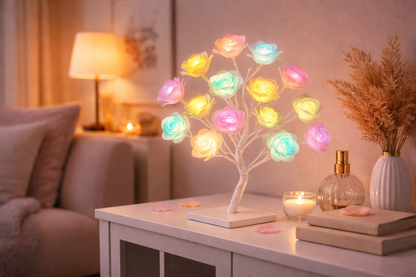Drzewko Róż LED – romantyczna lampa stołowa na Walentynki
